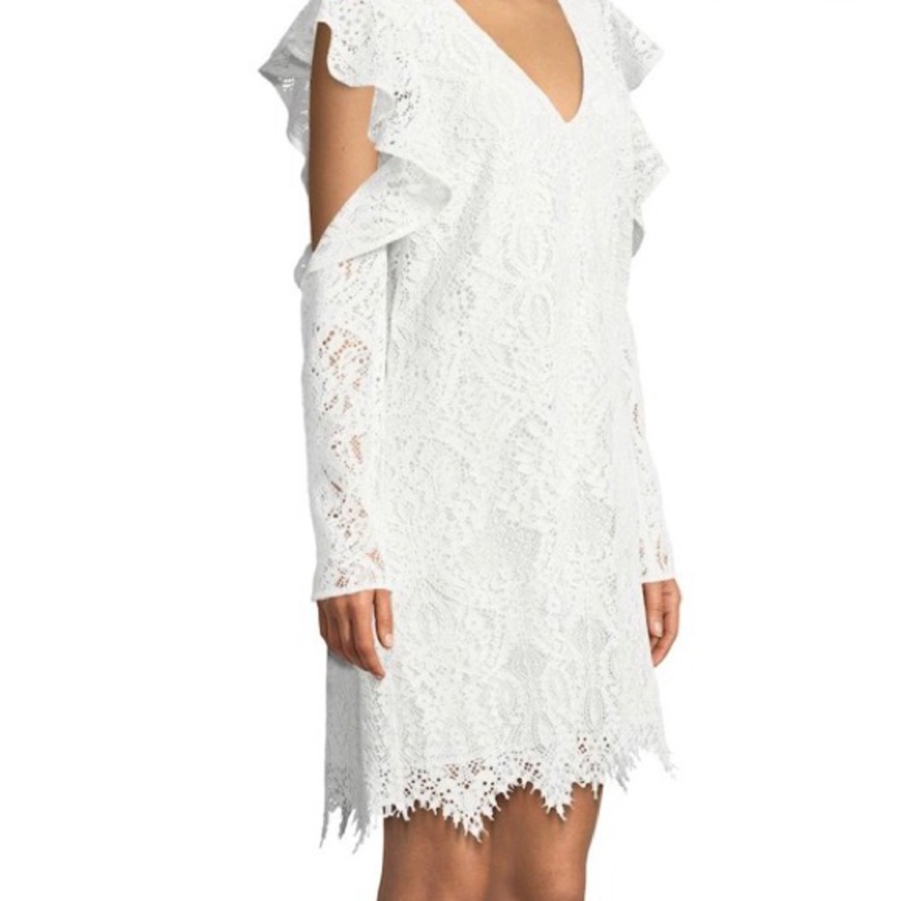 NWT BCBGMAXAZRIA White Marian Dress